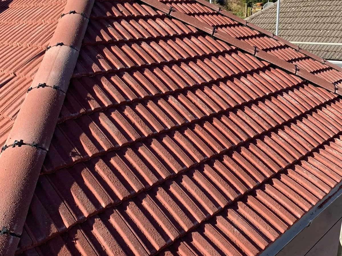 A new tiled roof completed in Kent